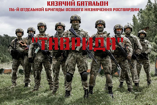 В Крыму идет формирование казачьего батальона «Таврида» в составе Росгвардии