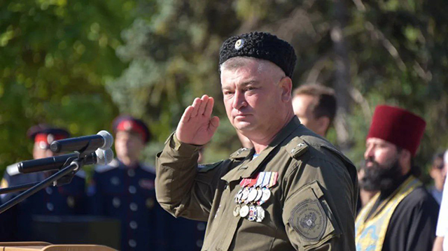 Поздравление Атамана Севастопольского казачьего округа Александра Красюка с 10-летием образования Севастопольского округа
