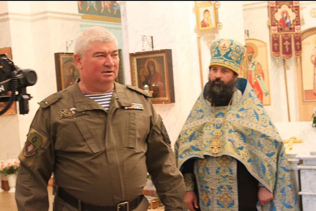 Атаман Крымского казачьего округа Александр Подгорняк поздравил с Днём Рождения Атамана Севастопольского казачьего округа Александра Красюка