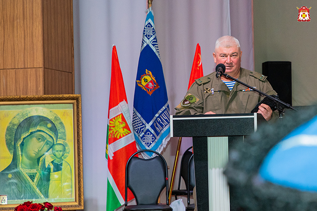 Поздравление Атамана ЧКВ Антона Сироткина с Днём Рождения Атаману Севастопольского казачьего округа Александру Красюку