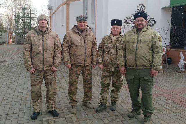 Казаки Черноморского казачьего войска на Рождество приняли участие в охране храмов
