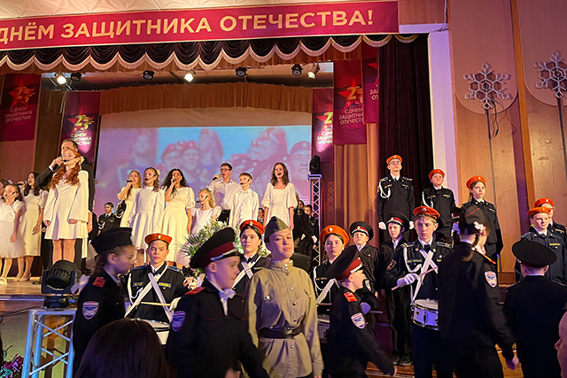 Ко Дню защитника Отечества в КФУ прошел торжественный концерт