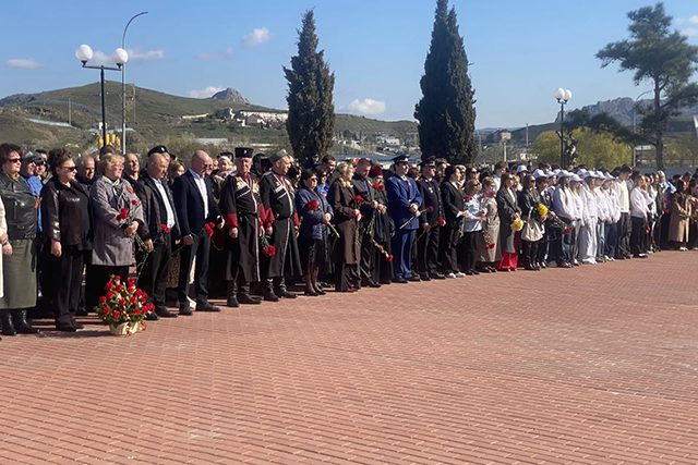 Казаки Судака отметили 82-ю годовщину освобождения города